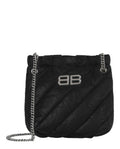 Balenciaga Womens Xs Quilted Crush Tote Bag