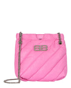 Balenciaga Womens Xs Quilted Crush Tote Bag