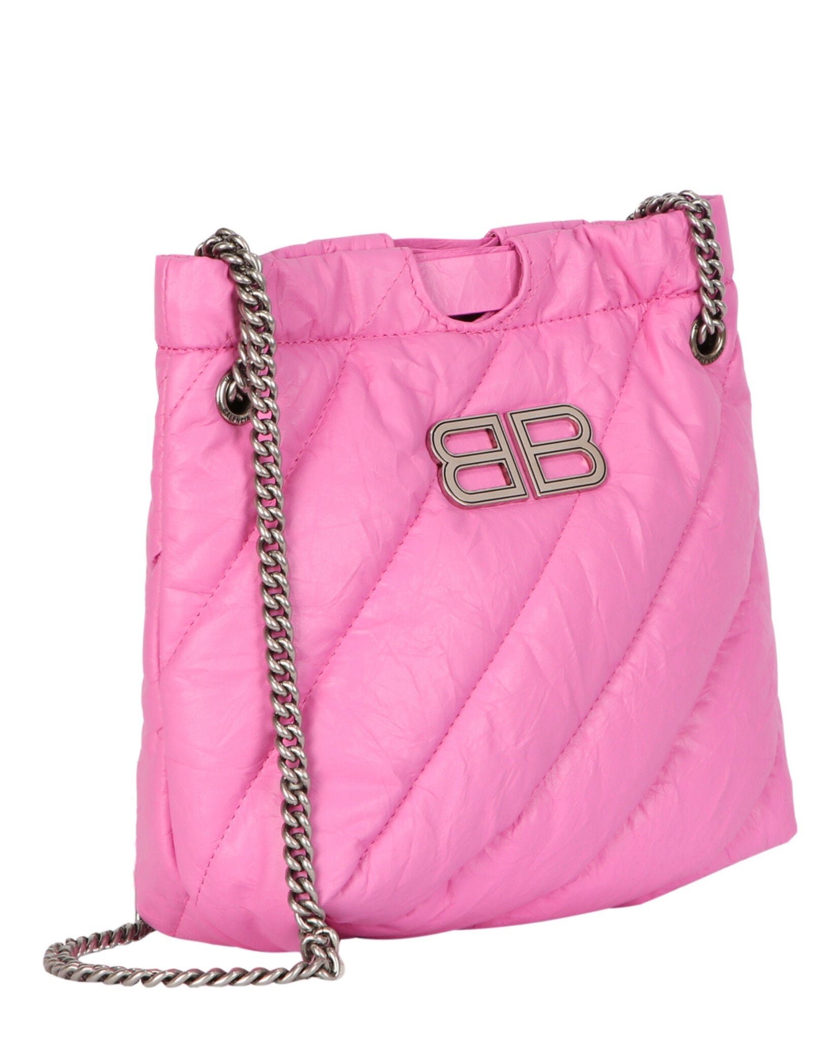 Balenciaga Womens Xs Quilted Crush Tote Bag