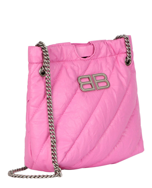 Balenciaga Womens Xs Quilted Crush Tote Bag