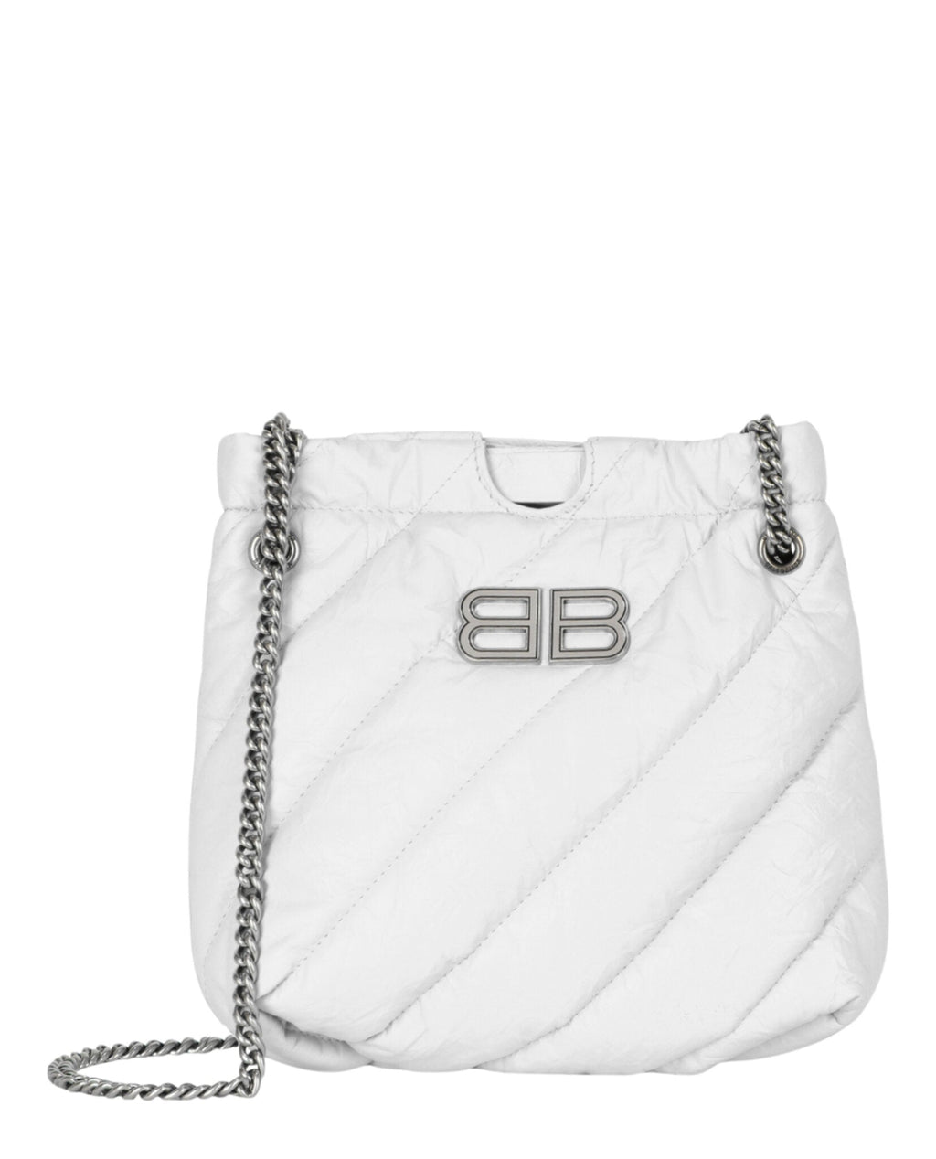 Balenciaga Womens Xs Quilted Crush Tote Bag