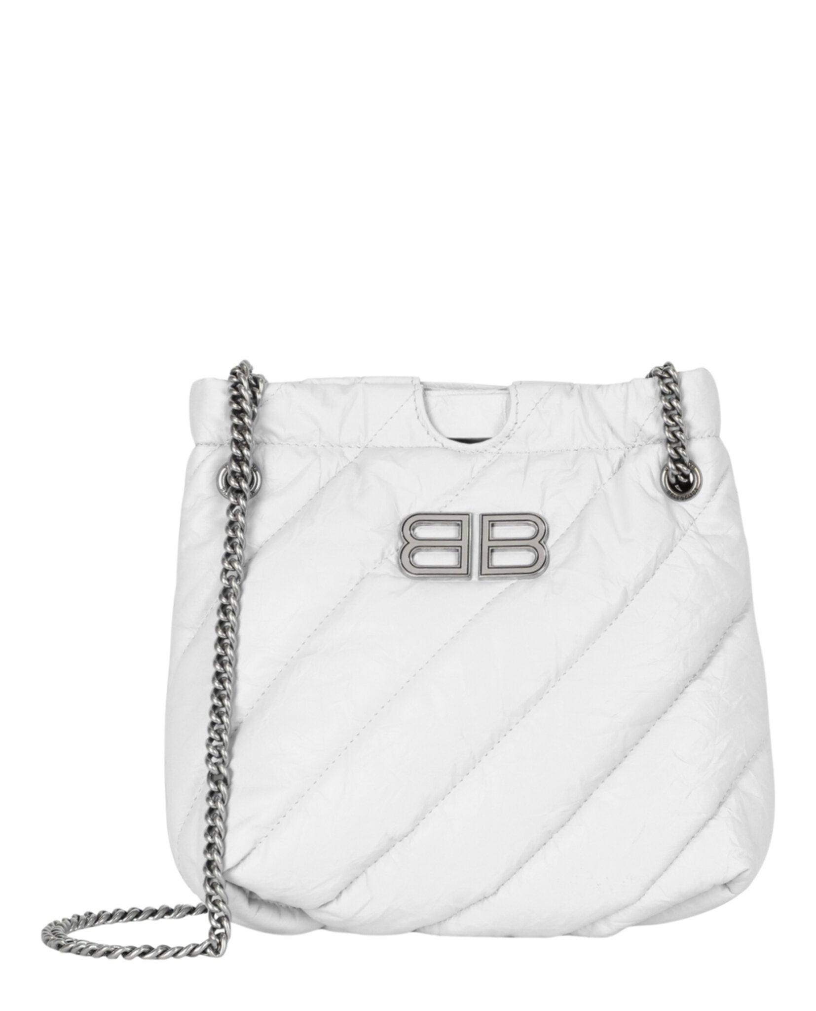 Balenciaga Womens Xs Quilted Crush Tote Bag