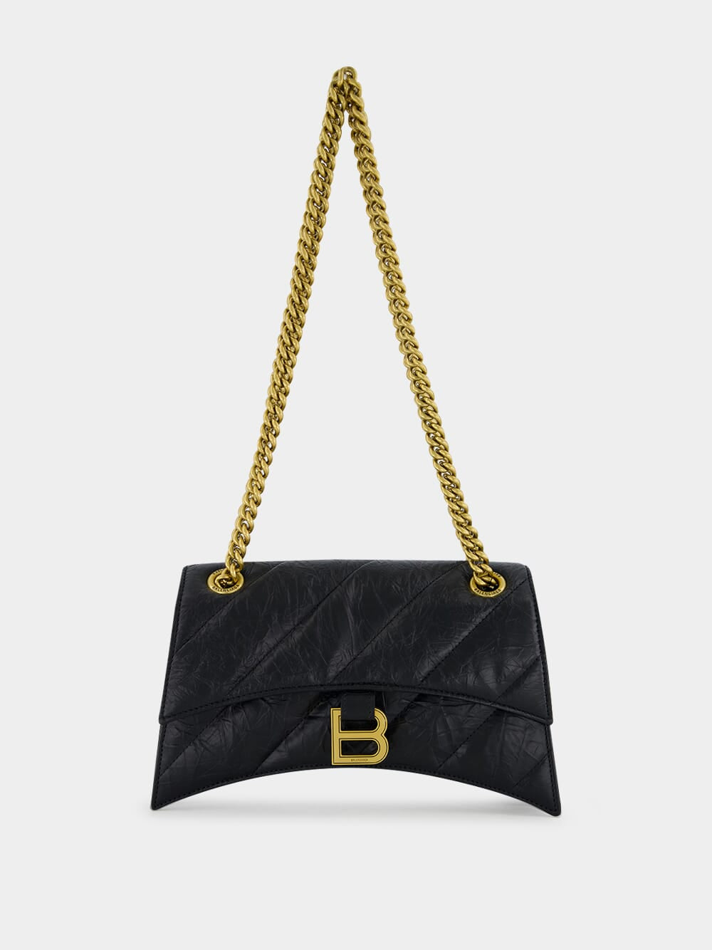 Black Crush Quilted Small Shoulder Bag