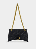 Black Crush Quilted Small Shoulder Bag