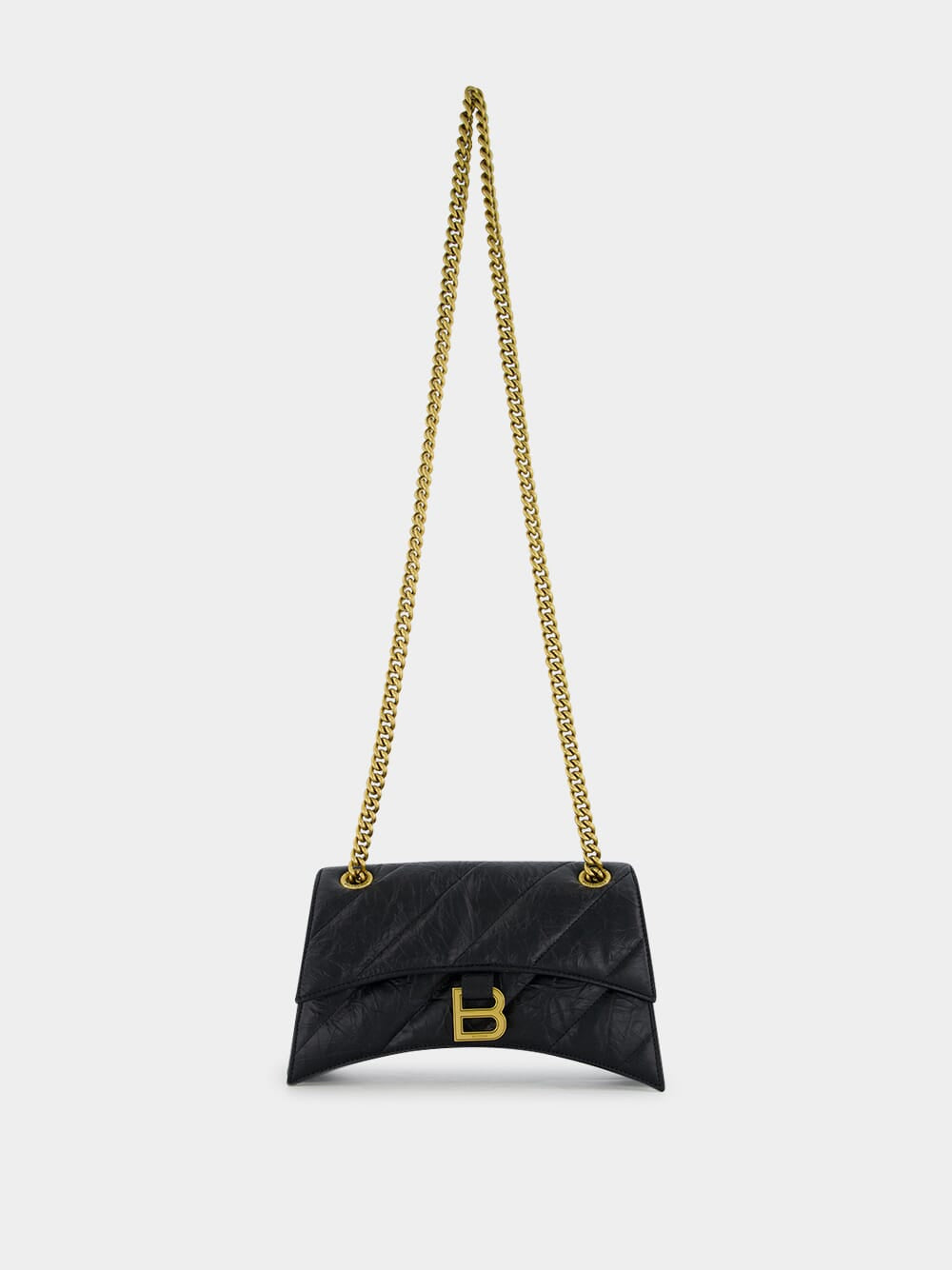 Black Crush Quilted Small Shoulder Bag