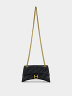 Black Crush Quilted Small Shoulder Bag