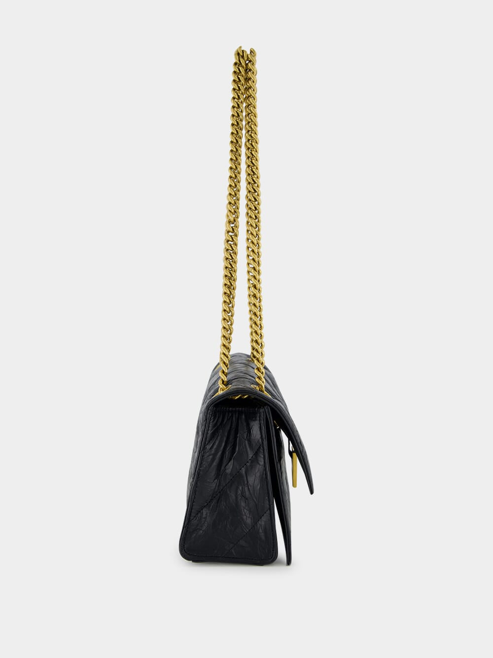 Black Crush Quilted Small Shoulder Bag