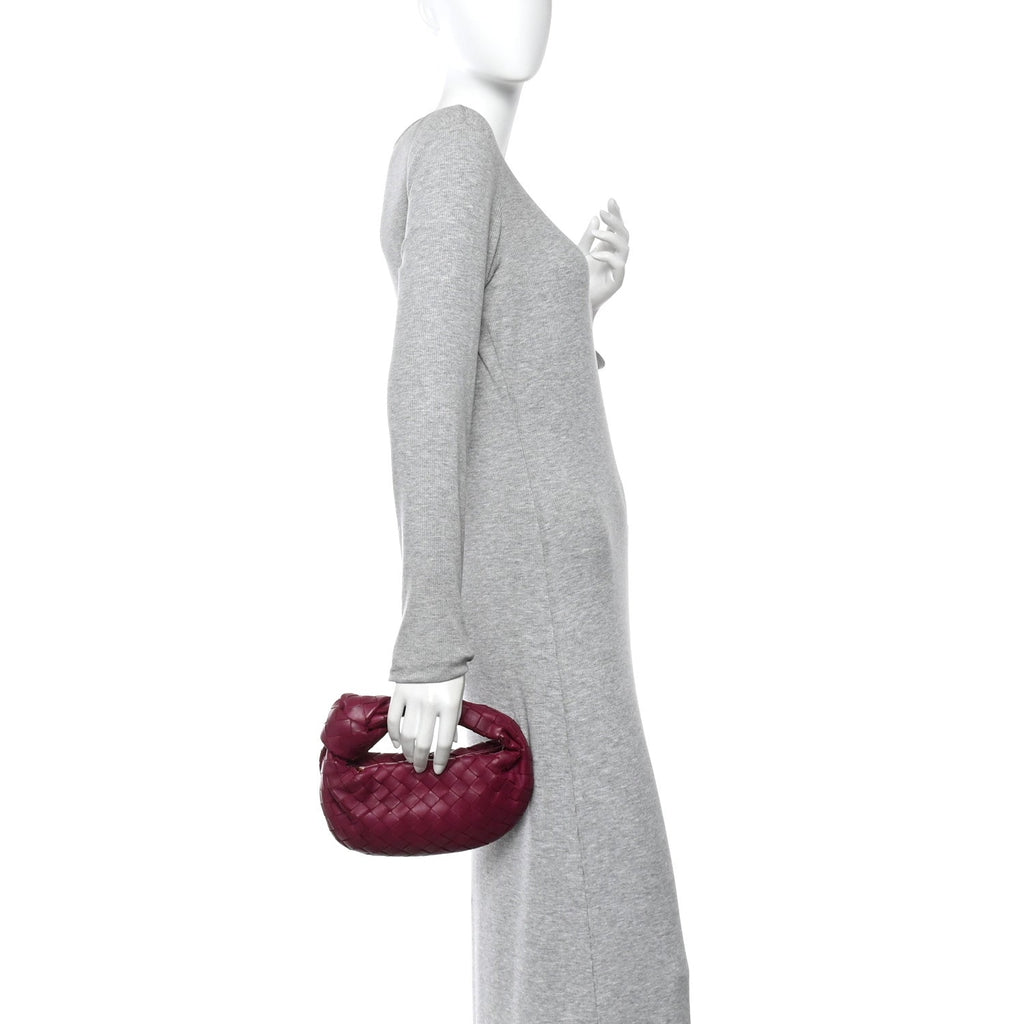 Nappa Intrecciato Mini Jodie Cinnabar