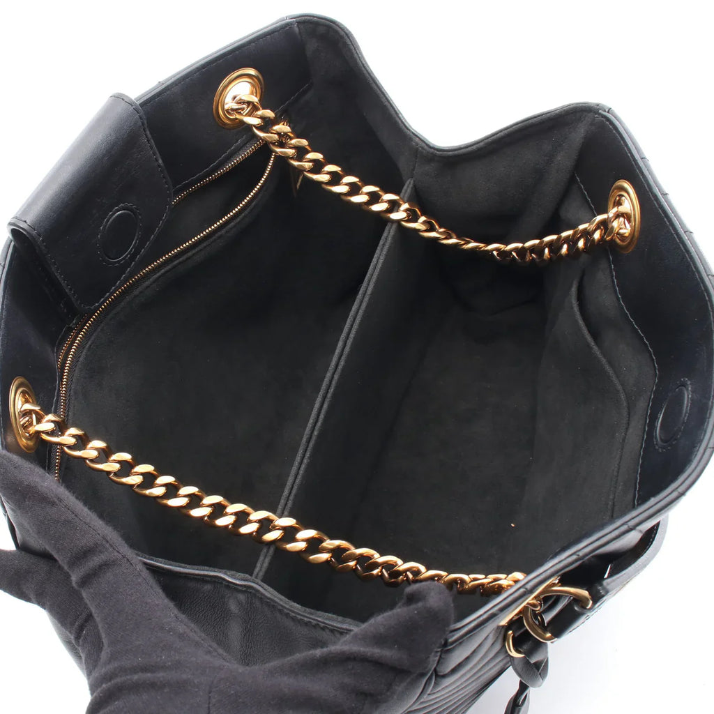 Louis Vuitton New Wave Chain Tote Quilted Leather Bag