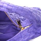 Nappa Intrecciato Teen Jodie Hobo Purple