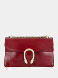 Rosso Ancora Dionysus Medium Patent Leather Shoulder Bag