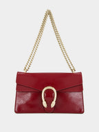 Rosso Ancora Dionysus Medium Patent Leather Shoulder Bag
