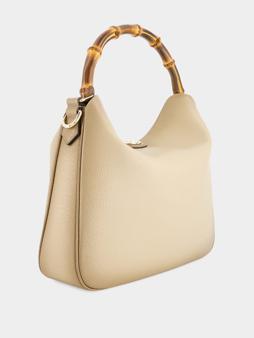 Diana Medium Shoulder Bag in Gradient Oatmeal Leather