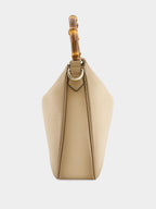 Diana Medium Shoulder Bag in Gradient Oatmeal Leather