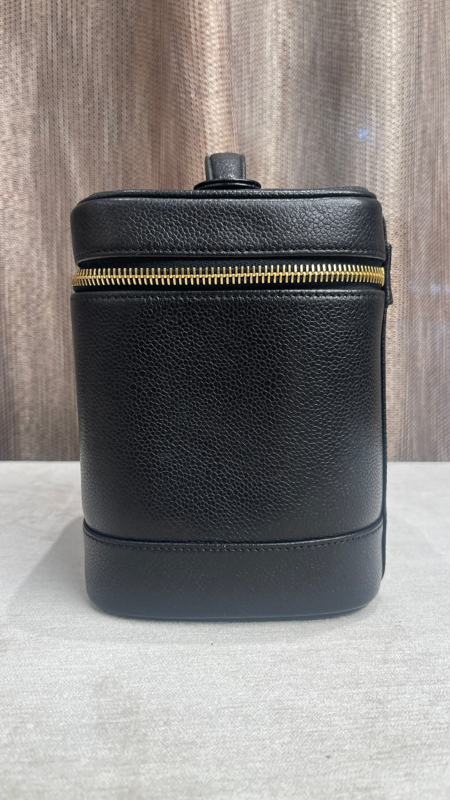 Chanel CC Caviar Vanity Black Case