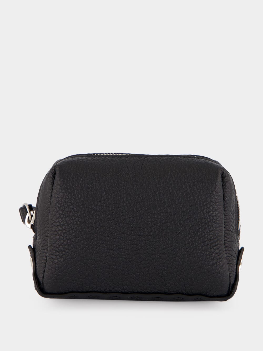 Black Lui Nano Leather Mini Pouch