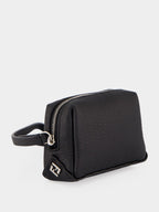 Black Lui Nano Leather Mini Pouch