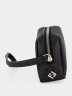 Black Lui Nano Leather Mini Pouch