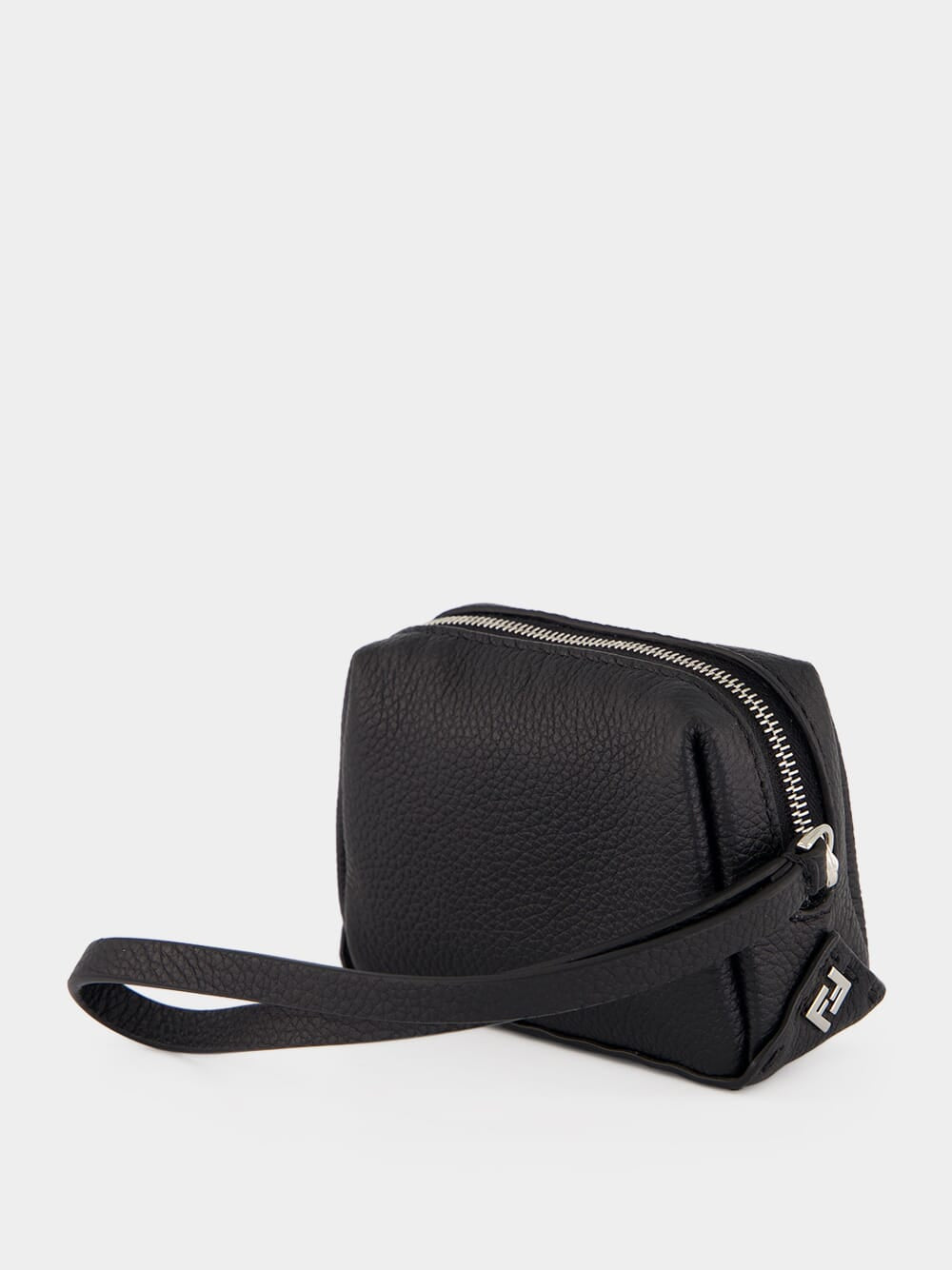 Black Lui Nano Leather Mini Pouch