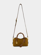 Brandy Ryder Woven Suede-Effect Bag