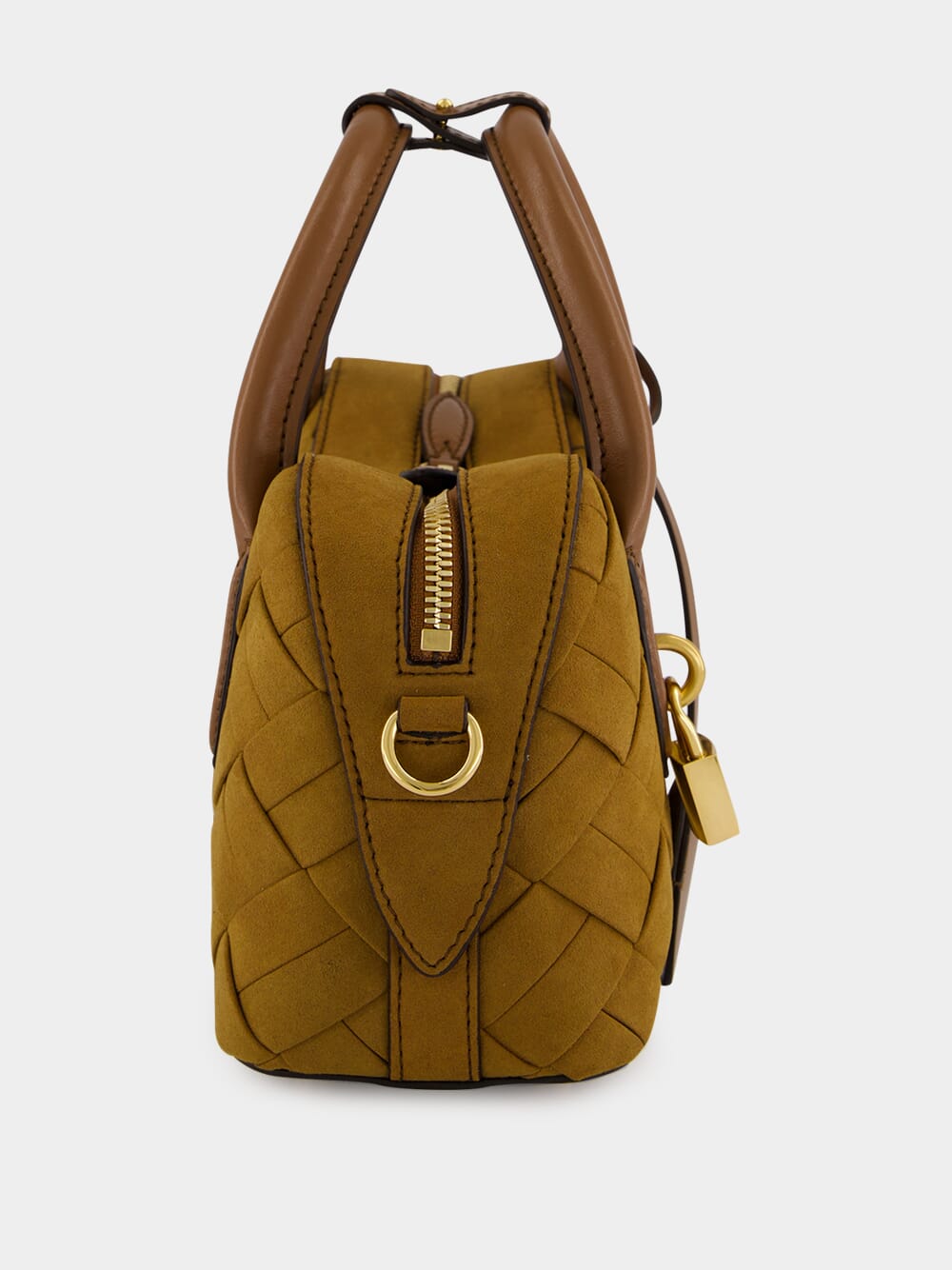 Brandy Ryder Woven Suede-Effect Bag