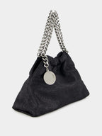Black Falabella Drawstring Crossbody Bag