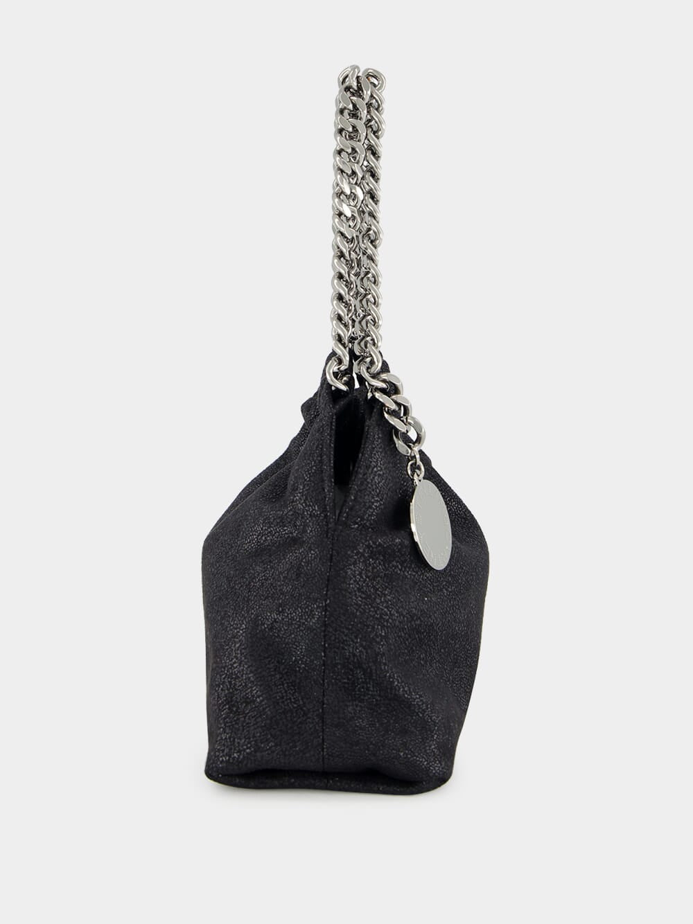 Black Falabella Drawstring Crossbody Bag