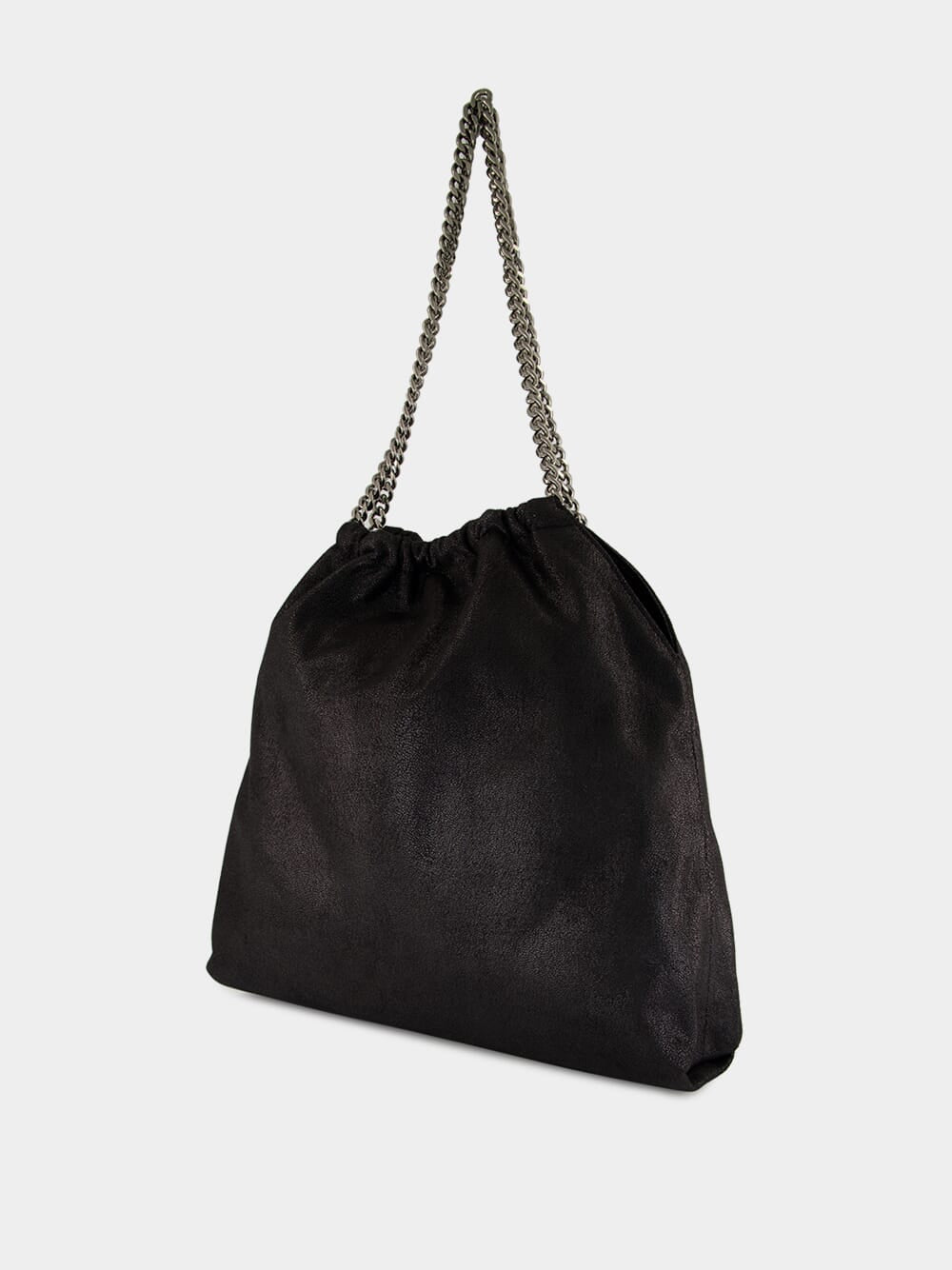 Black Falabella Drawstring Bag