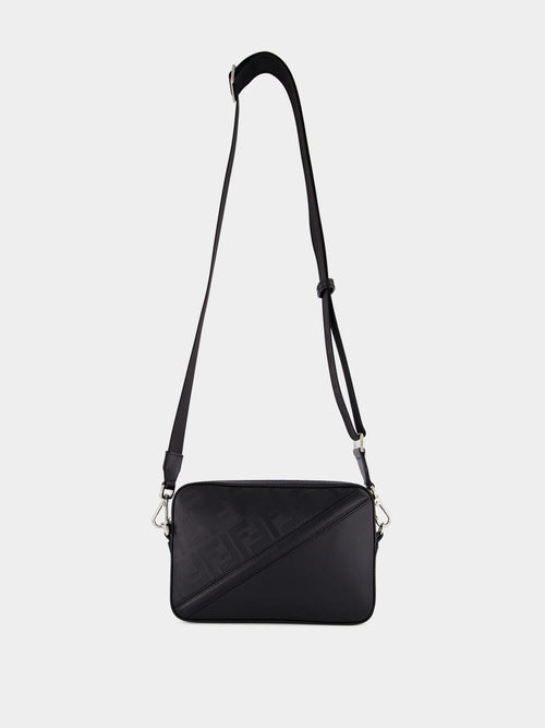 Black Shadow Leather Camera Bag