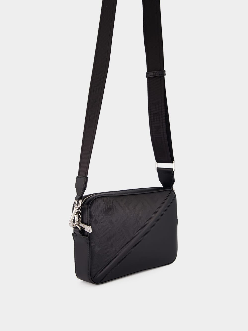 Black Shadow Leather Camera Bag