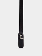 Black Shadow Leather Camera Bag