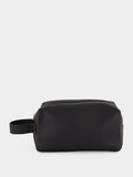 Black Leather Toiletry Case