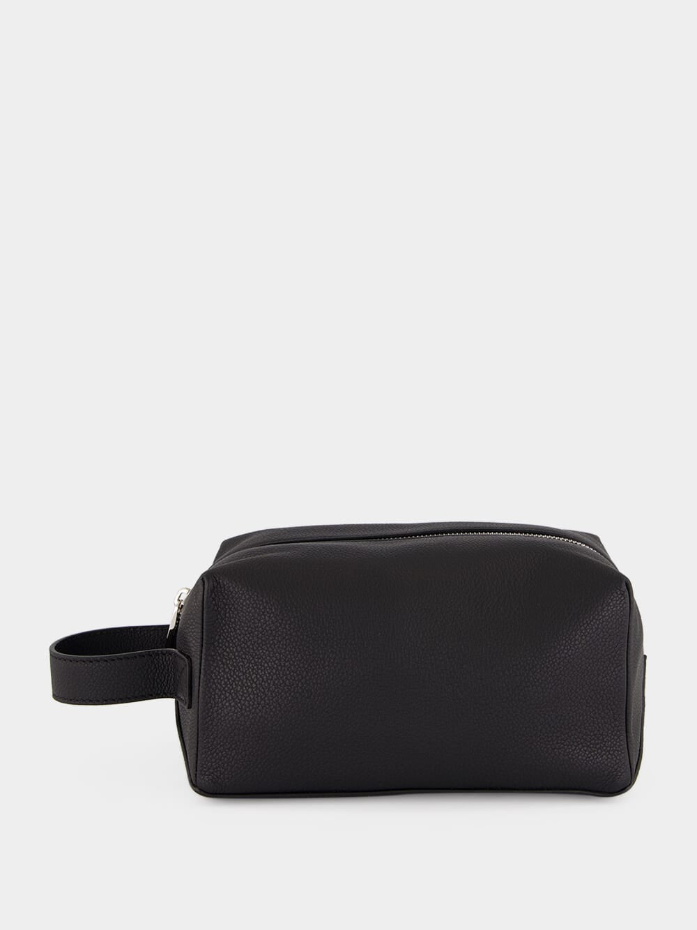 Black Leather Toiletry Case