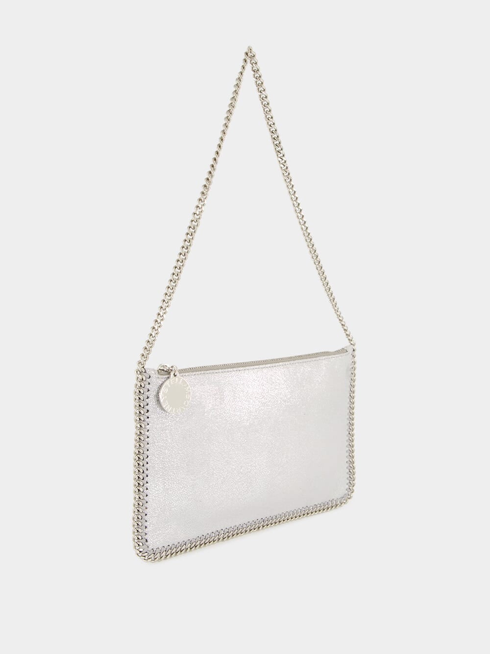 Silver Falabella Clutch