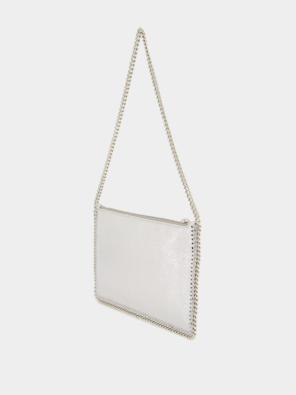 Silver Falabella Clutch