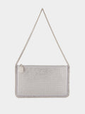 Silver Crystal Falabella Shoulder Bag