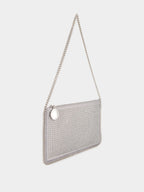 Silver Crystal Falabella Shoulder Bag