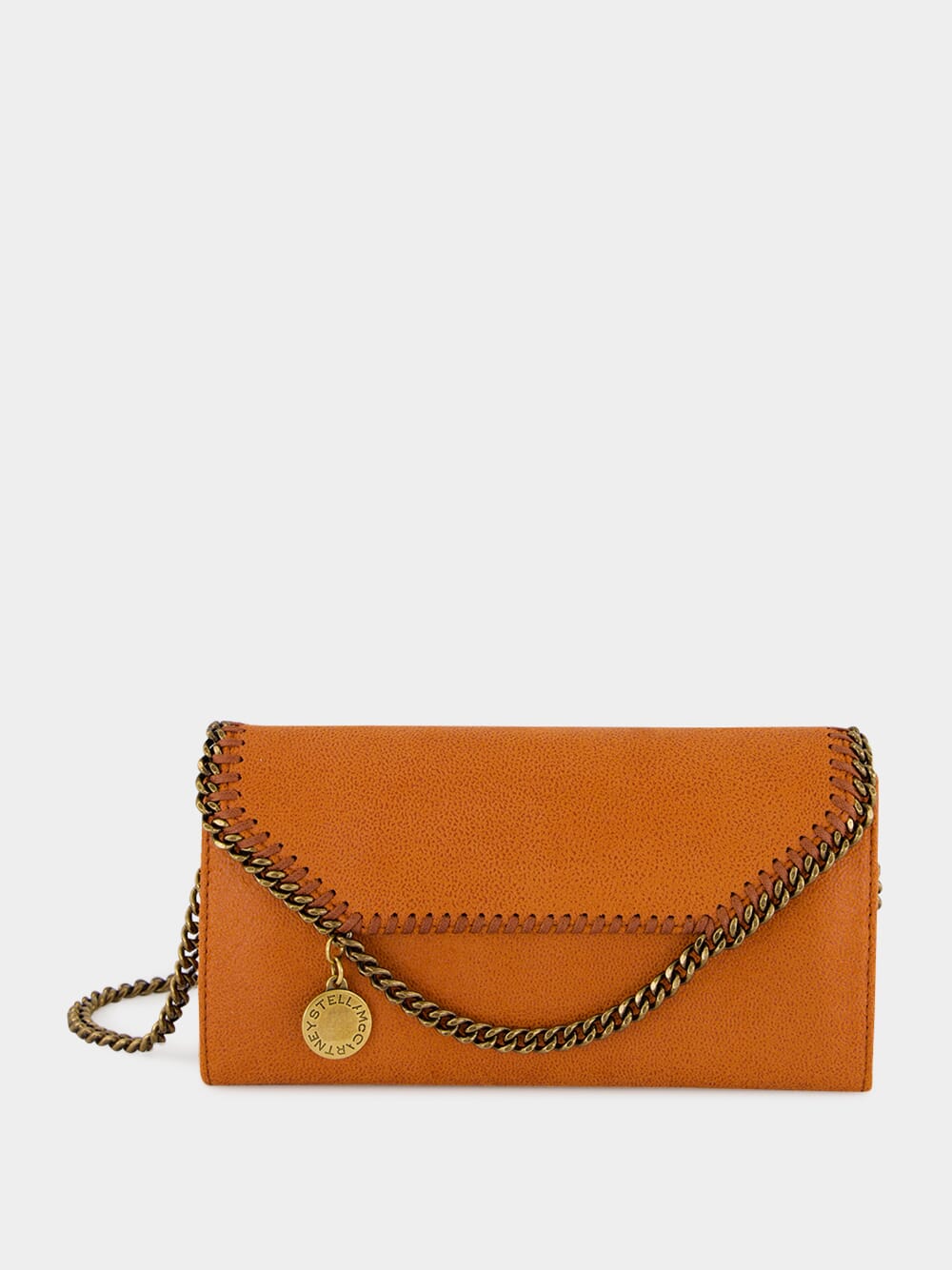 Tangerine Falabella Continental Crossbody Bag