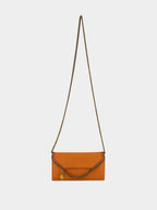 Tangerine Falabella Continental Crossbody Bag