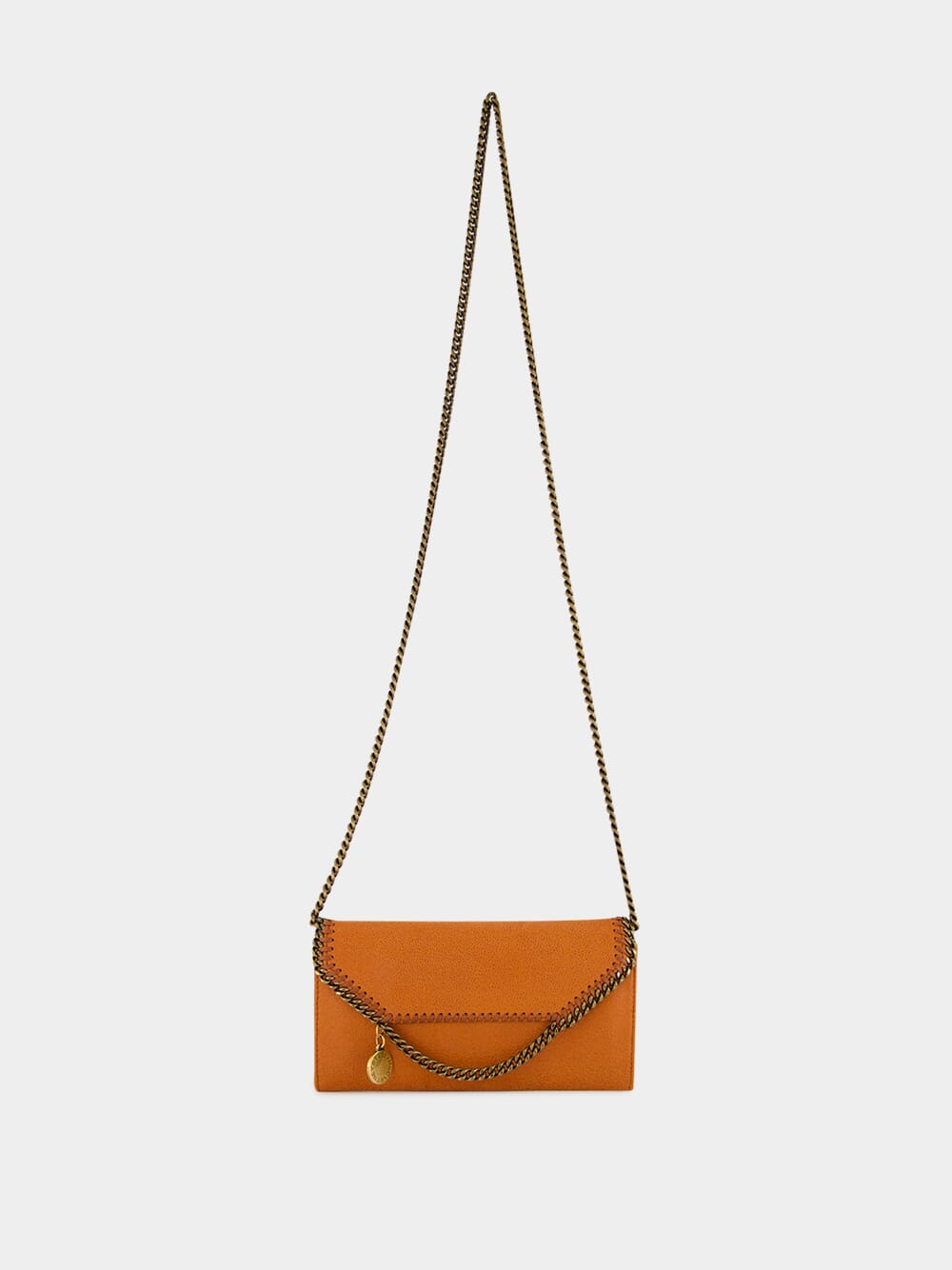 Tangerine Falabella Continental Crossbody Bag