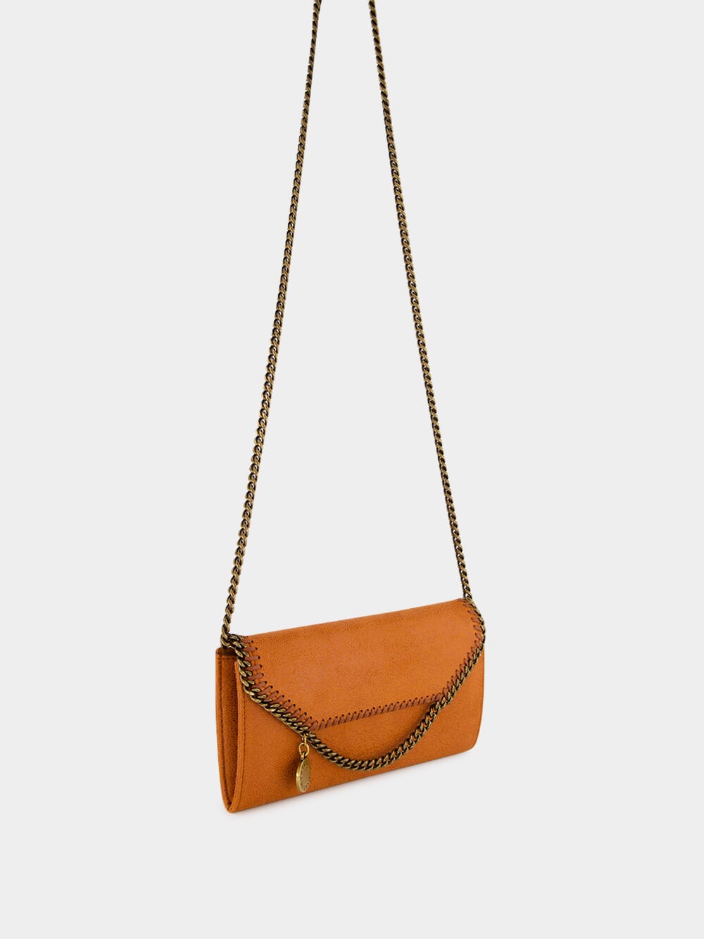 Tangerine Falabella Continental Crossbody Bag