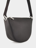 Black Leather FF Squared Fendi Melon Bag