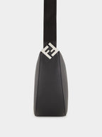 Black Leather FF Squared Fendi Melon Bag