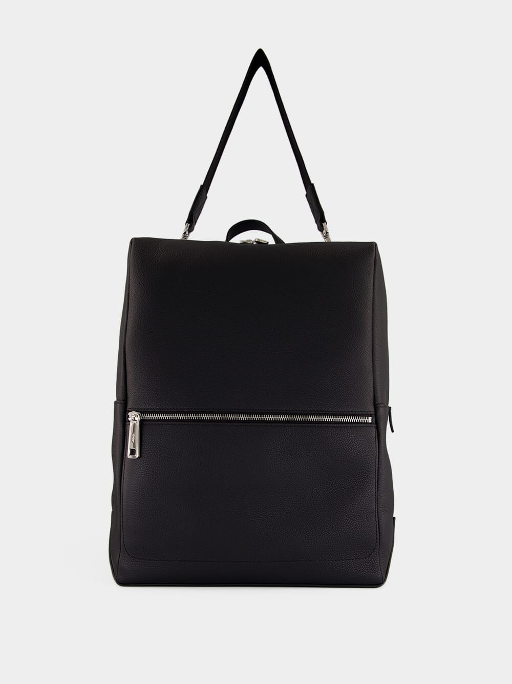 Black Lui Leather Backpack