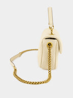 Butter White Quiltie Small Top Handle Bag