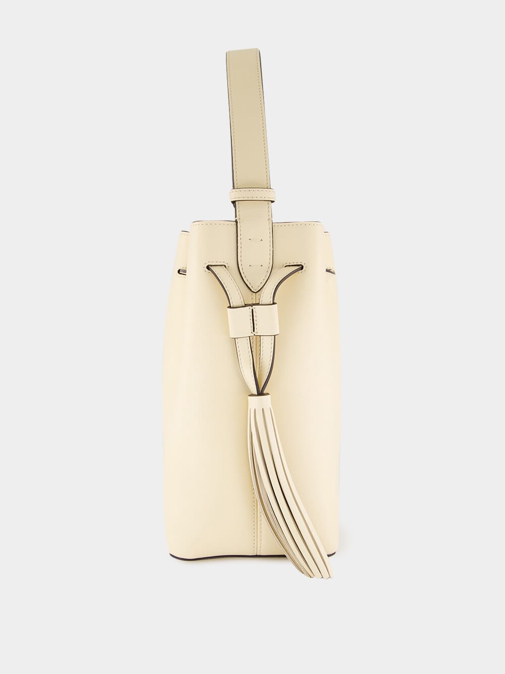 Butter White Leather So Seau Bag