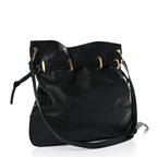 Gucci Calfskin Horsebit 1955 Messenger Leather Black Shoulder Bag Handbag Italy NEW