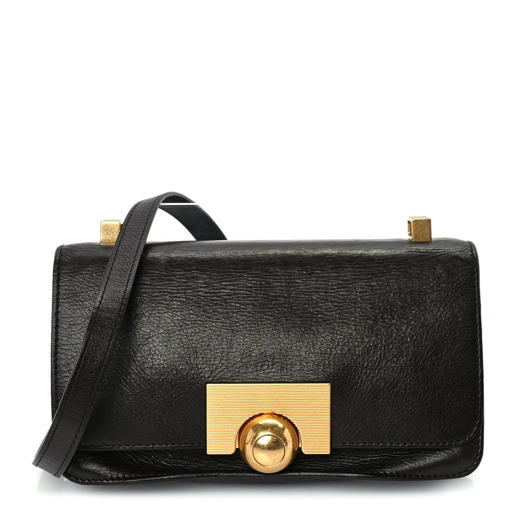 Spazzolato Calfskin Mini Classic BV Bag  Brown