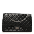 Aged Calfskin Quilted 2.55 Reissue 226 Flap Black
