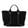 Mixed Fibers Small Deauville Tote Black